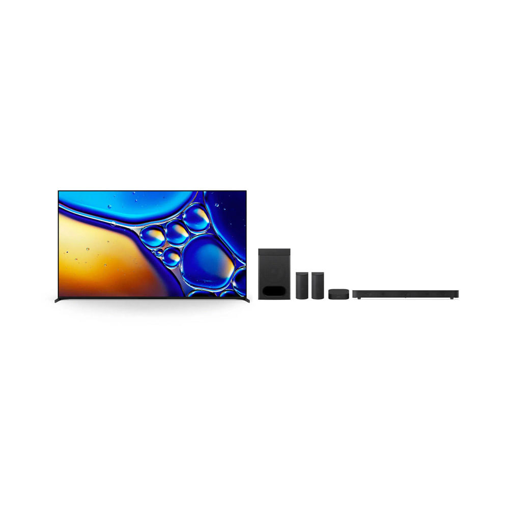 Combo: TV BRAVIA 8 II + Sistema de teatro en casa de 5.1 canales HT-S60 K-55XR80M2 + HT-S60