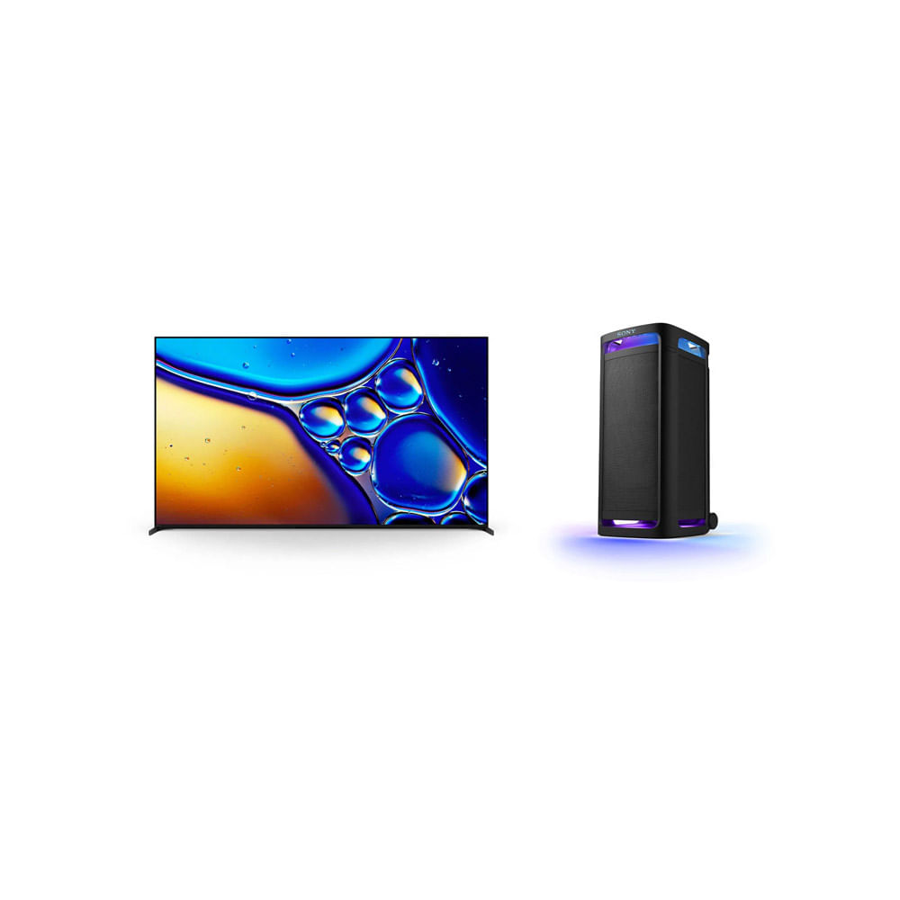 Combo: TV BRAVIA 8 II 55" + Parlante para fiestas ULT TOWER 9AC K-55XR80M2 + SRS-ULT900AC LA9