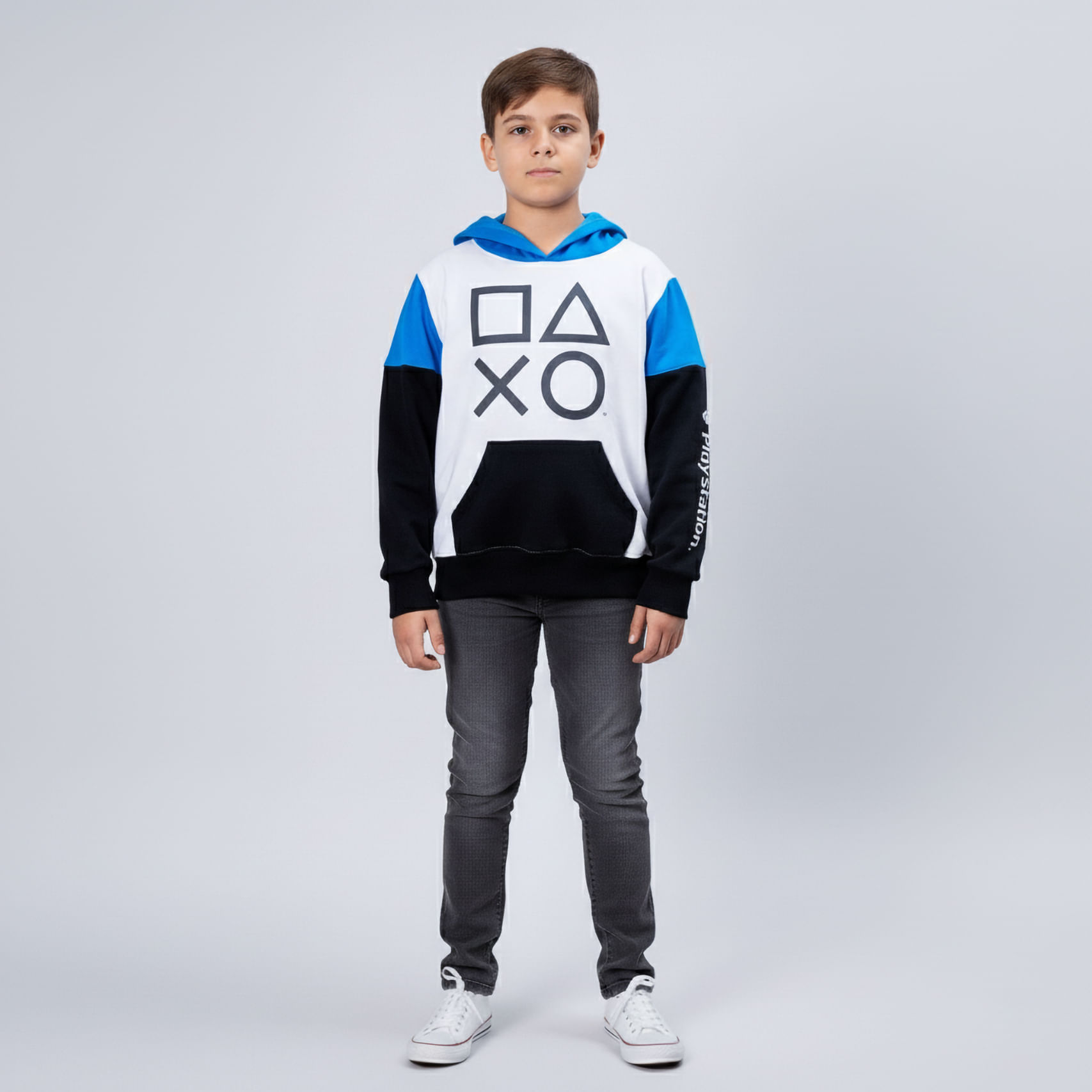 Polera Tricolor Niño Talla 10