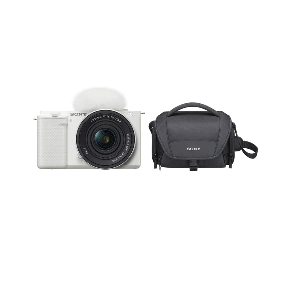 Combo: Cámara digital Alpha para vlogs APS-C ZV-E10K + Maletín De Transporte LCS-U21 ZV-E10K/WQ + LCS-U21