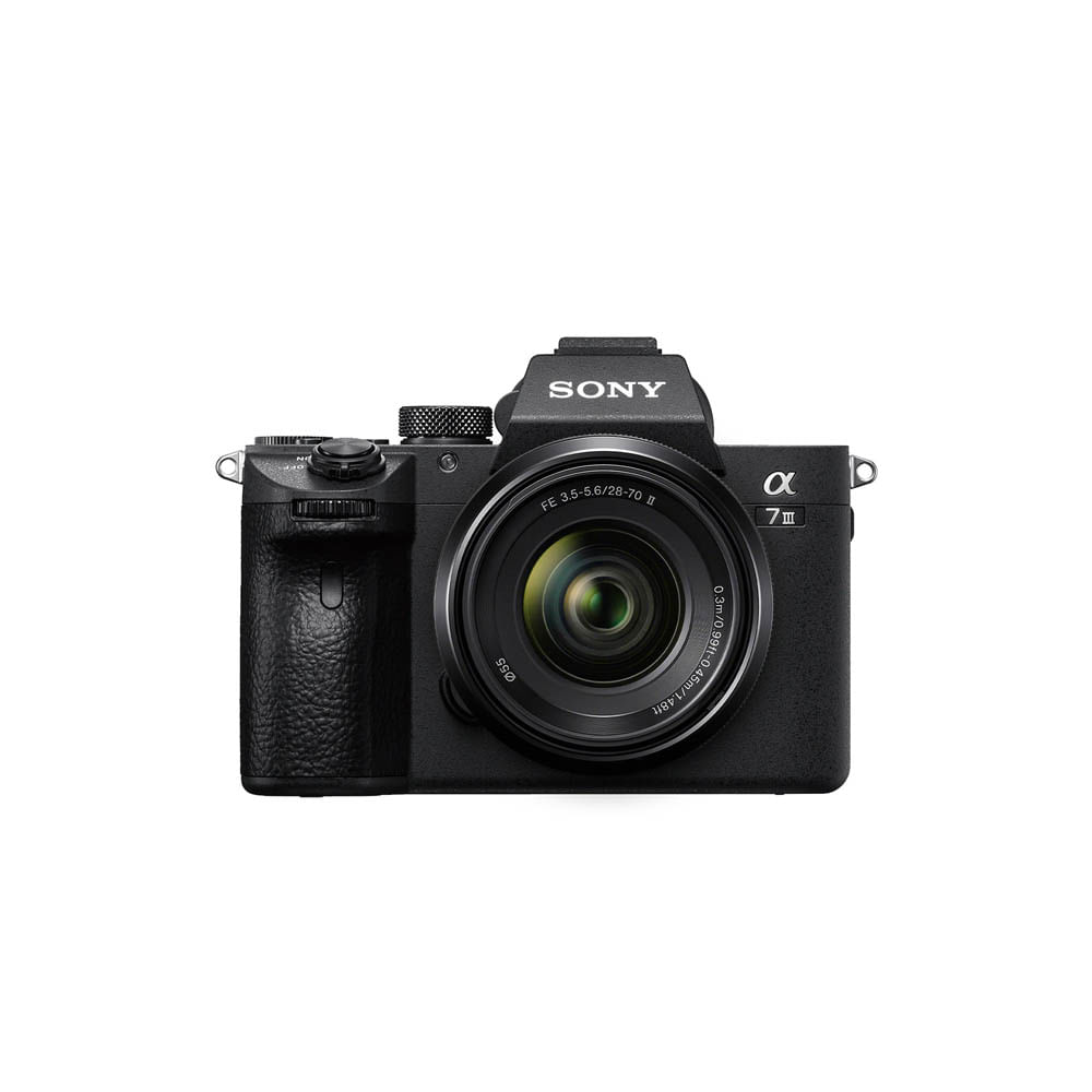 Cámara profesional Alpha a7 III Full Frame Mirrorless con lente 28-70mm de segunda generación | ILCE-7M3M | ILCE-7M3M/BQE38